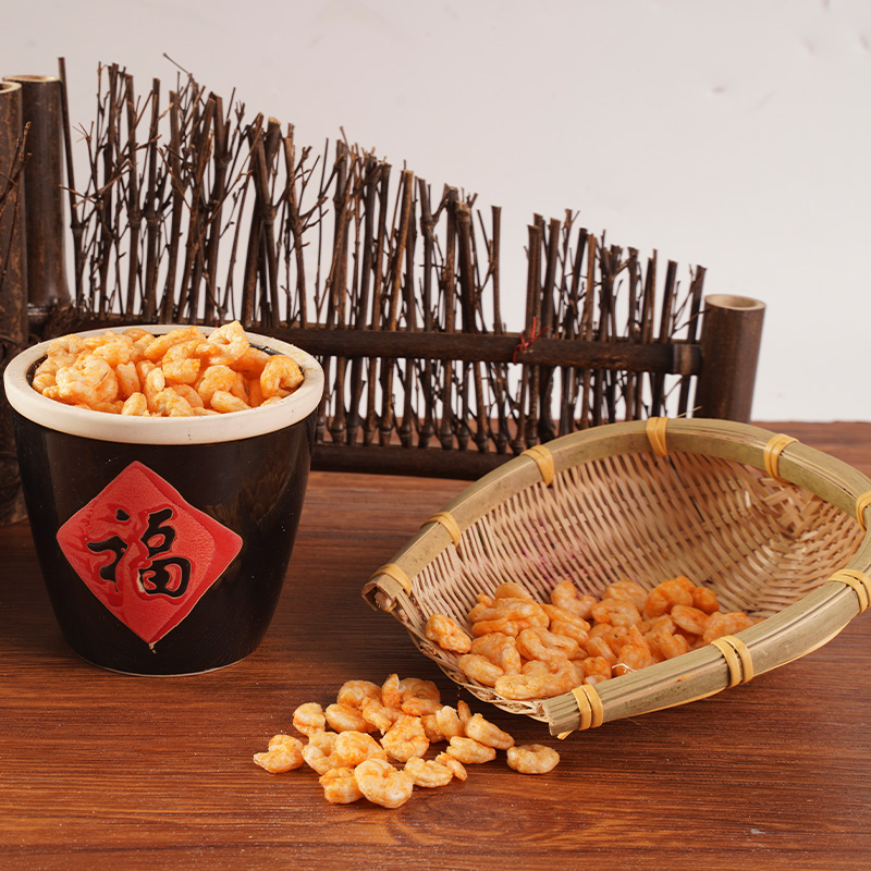 Bevriezen gedroogde garnalen Bevriezen gedroogde garnalen